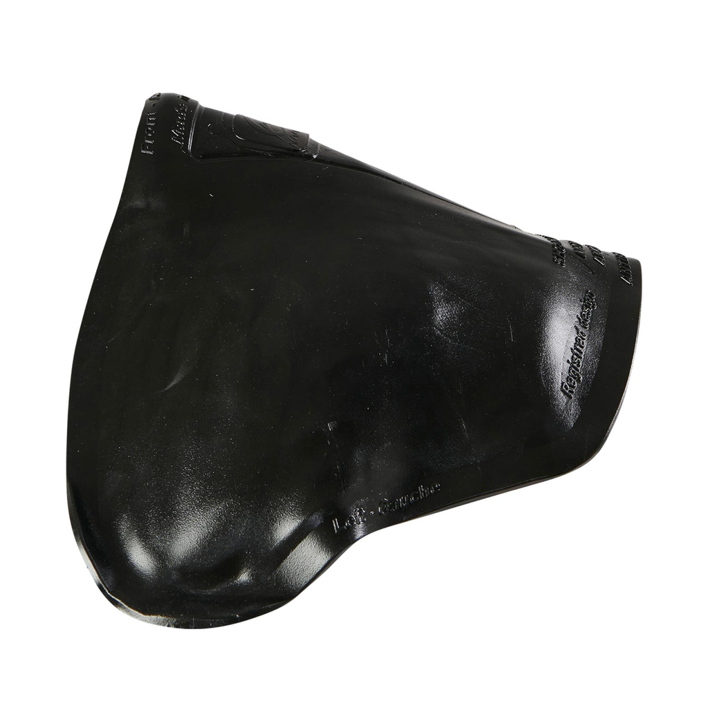 Acavallo Classic Gel Non Slip Half Front Riser - Black