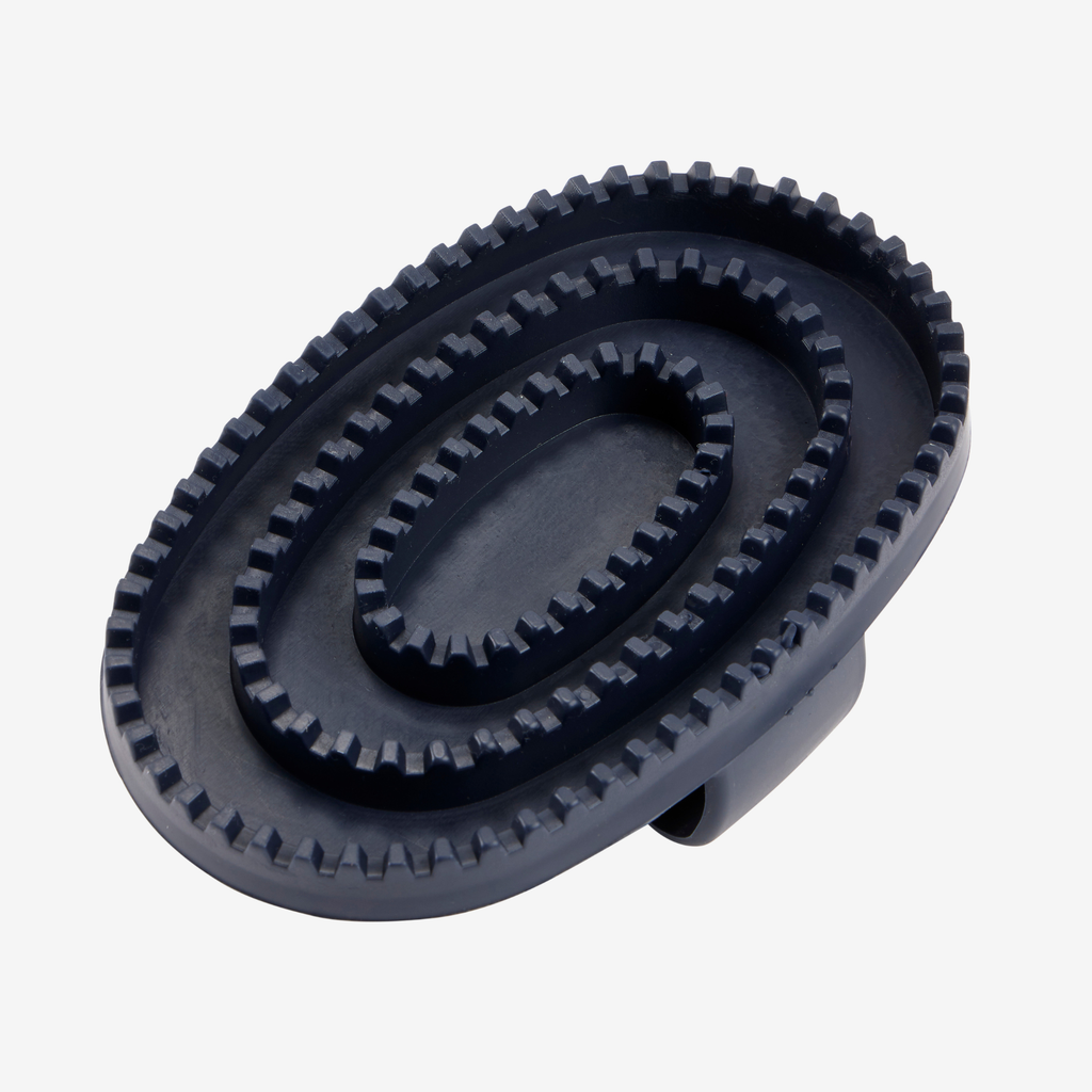 LeMieux Rubber Curry Comb - Navy