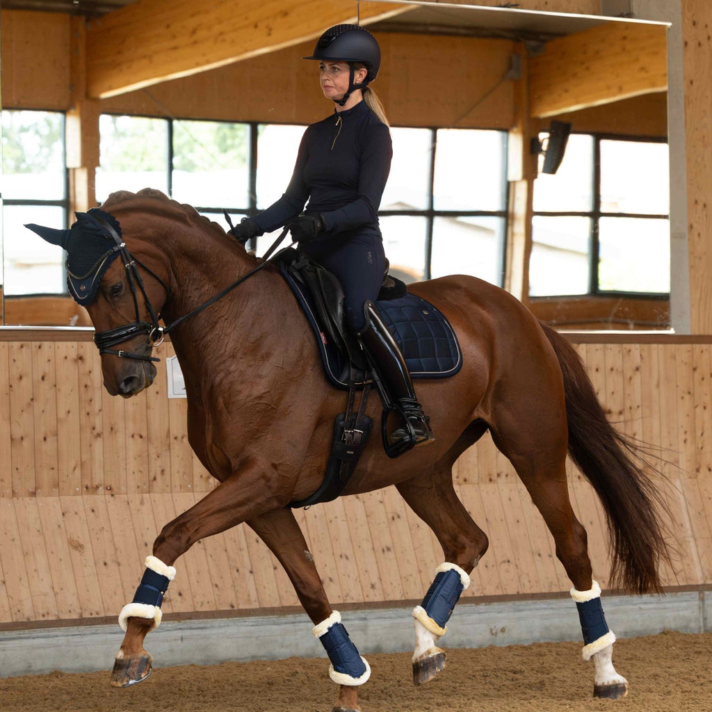 LeMieux Lustre Dressage Square - Sapphire