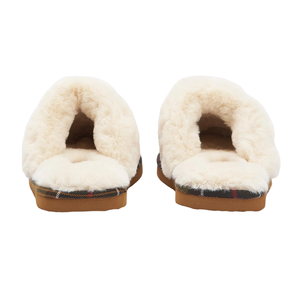 Barbour Ladies Claudia Mule Slipper - Camel