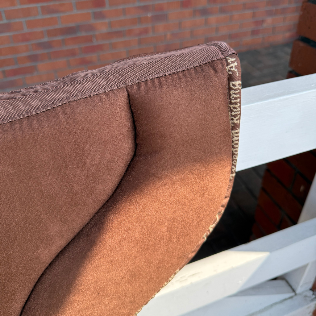 F.R.A Dardo Basic Bareback Pad - Brown Suede
