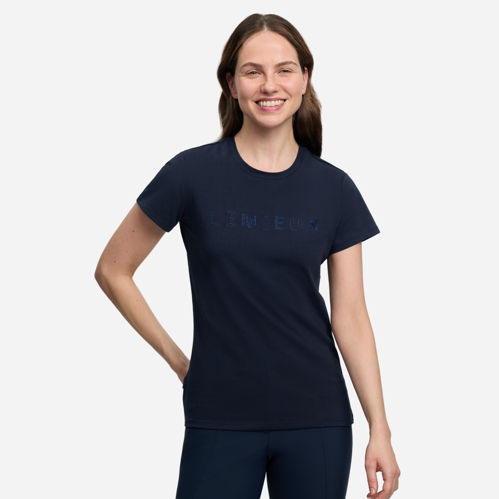 LeMieux Ladies Brilliance T-Shirt - Navy