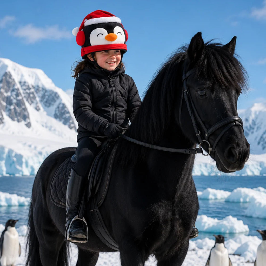 Equetech Pippin Penguin Hat Silk
