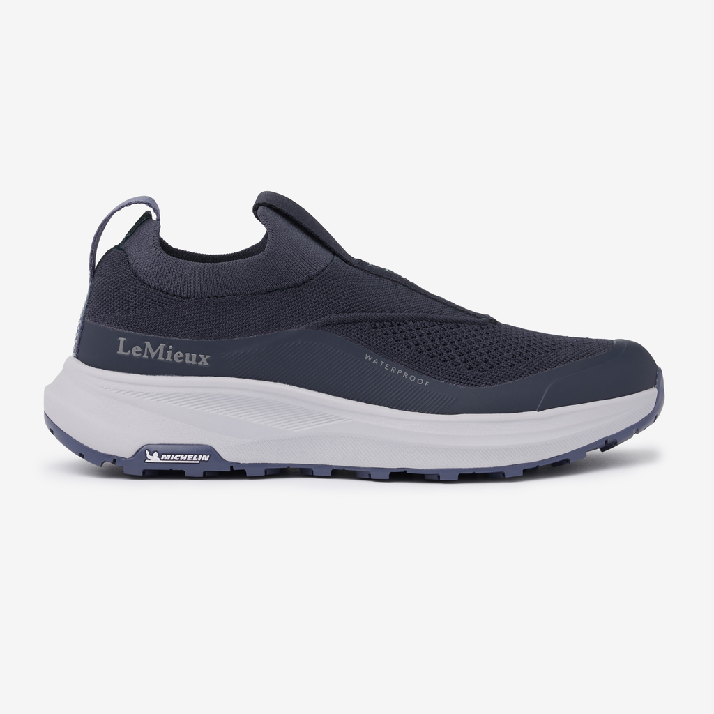 LeMieux Kanta Slip On Waterproof Trainers - Navy
