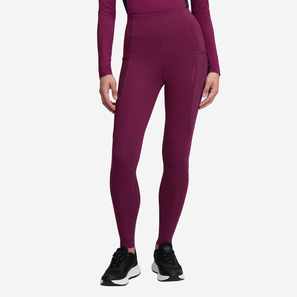 LeMieux Ladies Naomi Pull On Breeches - Blackberry