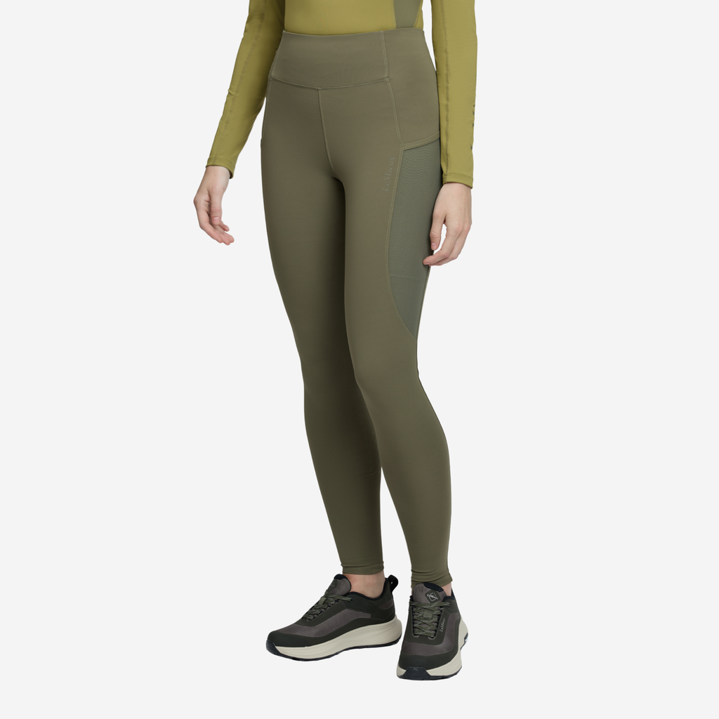 LeMieux Ladies Naomi Pull On Breeches - Willow Green