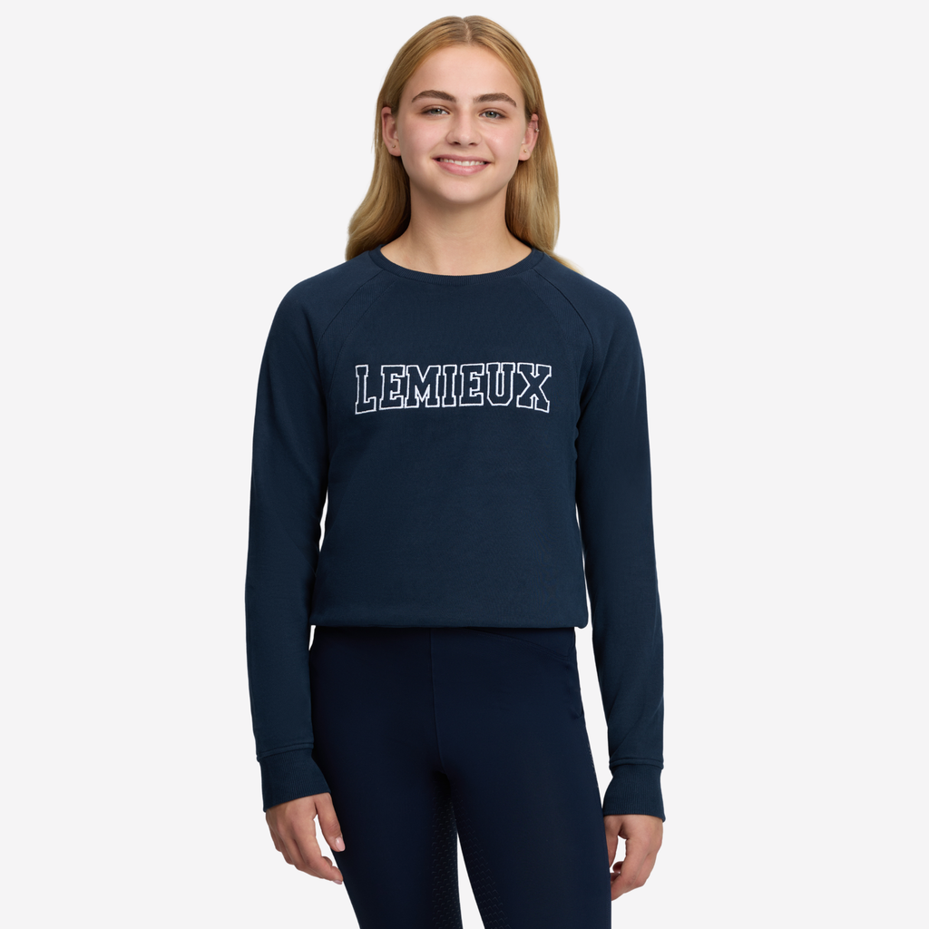 LeMieux Young Rider Shay Varsity Crew - Navy