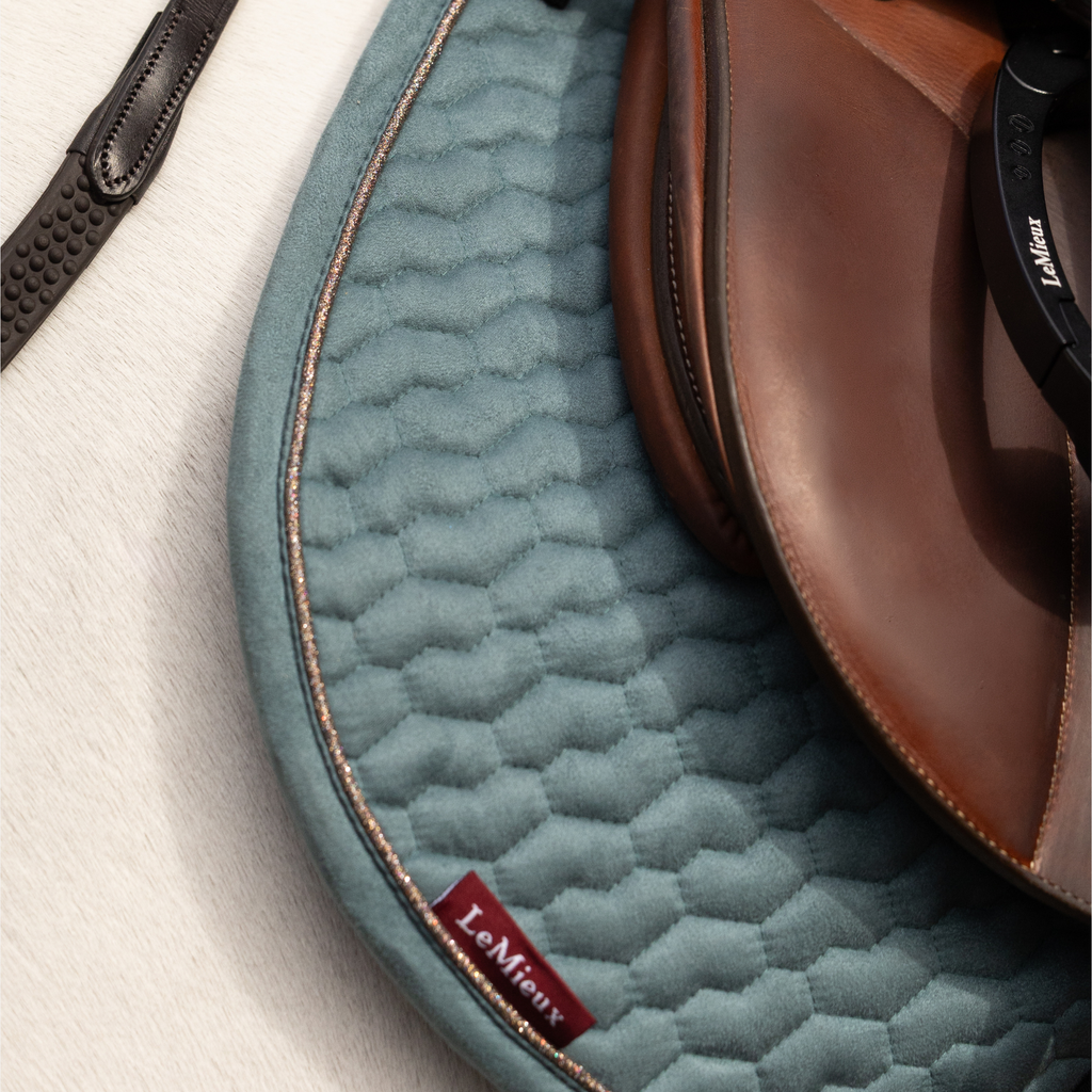 LeMieux Mini Suede Jump Square - Aloe
