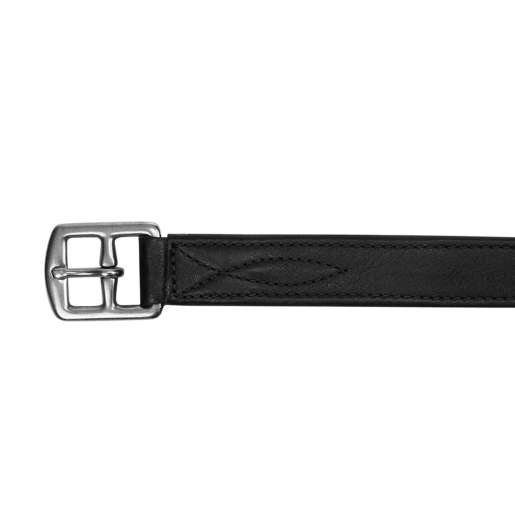Acavallo Double Stirrup Leathers - Black