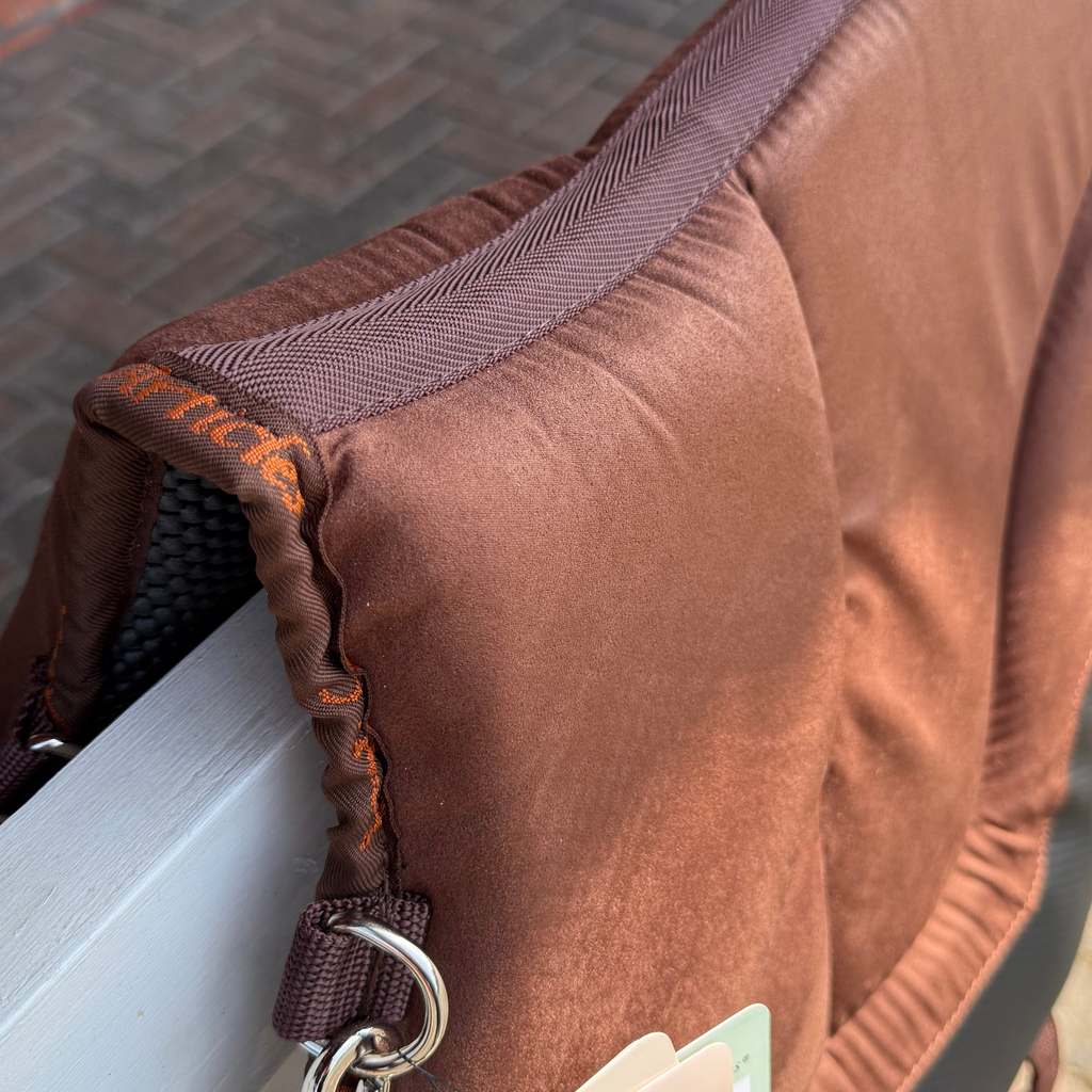 F.R.A Dardo Bareback Pad - Brown Suede