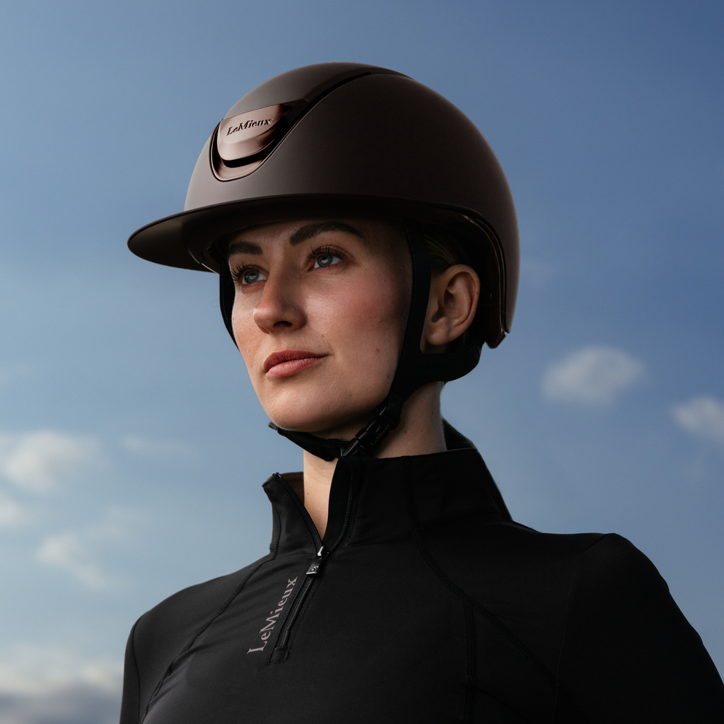 LeMieux Verv Competition Helmet Matte - Brown