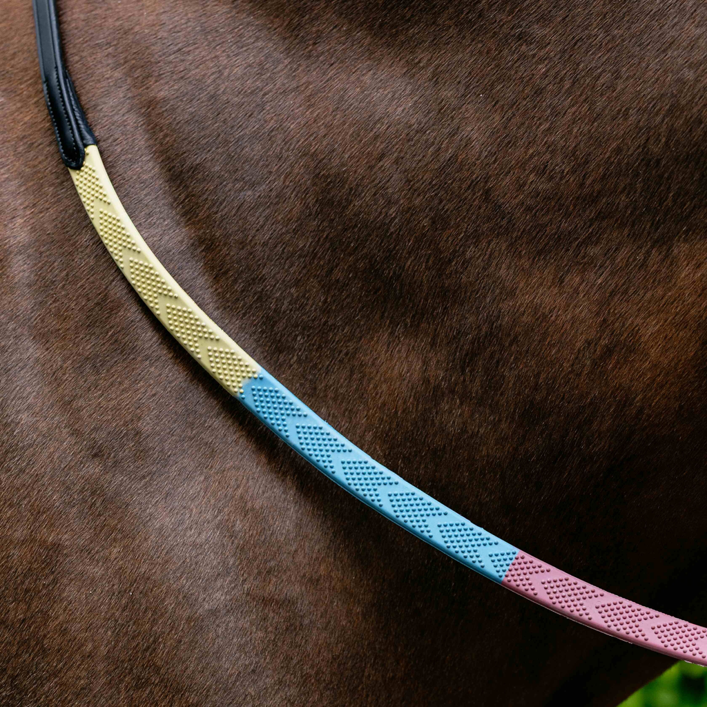 LeMieux Versa Grip Reins Spring - Pastels