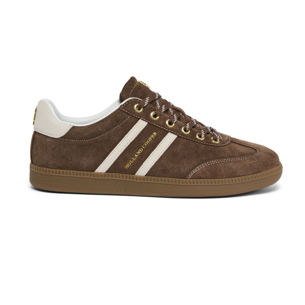 Holland Cooper Knightsbridge Court Trainer - Chocolate