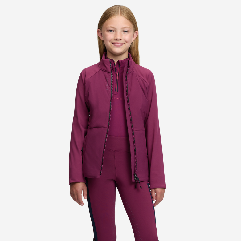 LeMieux Young Rider Betty Lightweight Jacket - Blackberry