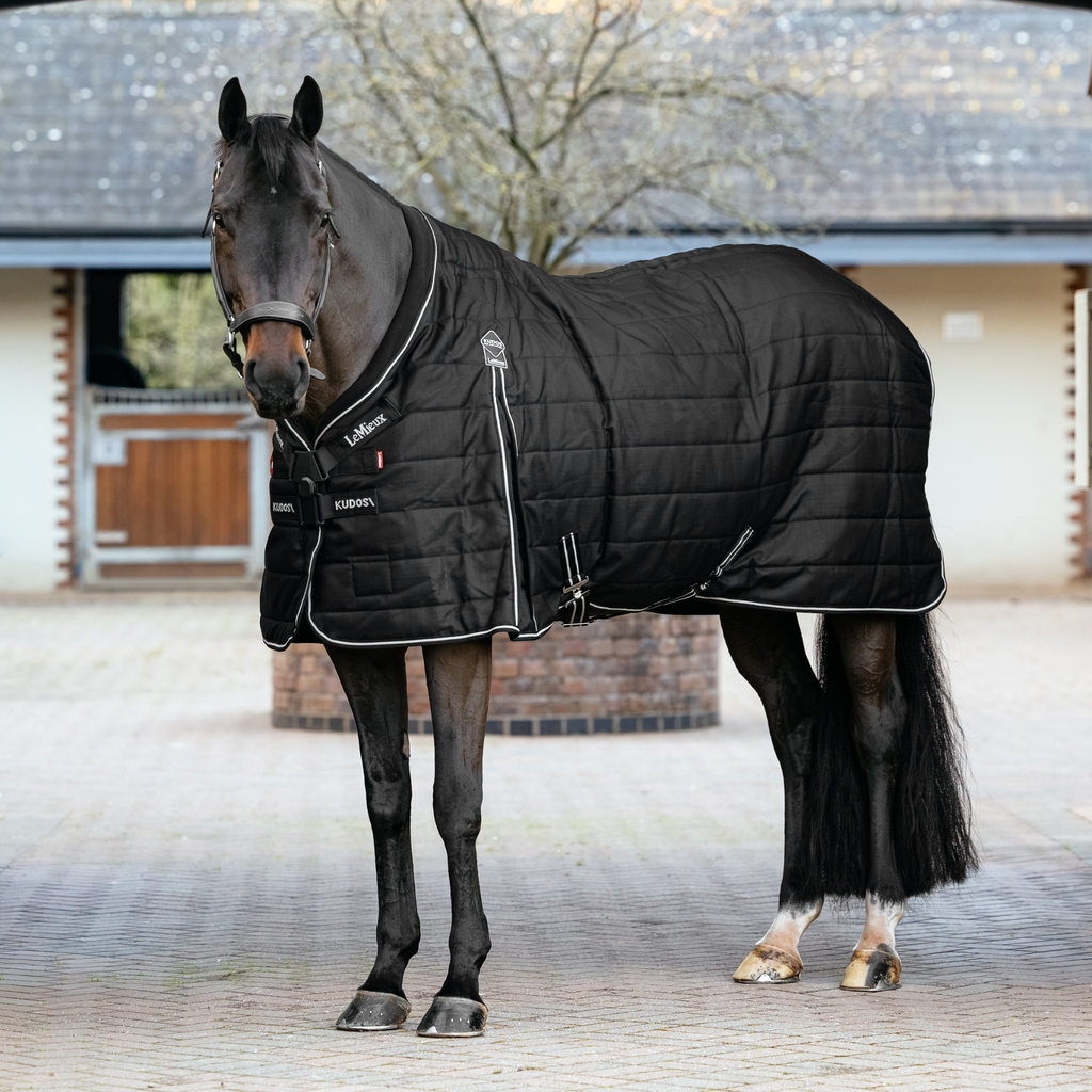 LeMieux Kudos ClimaCore Stable Rug with Neck 100g - Black