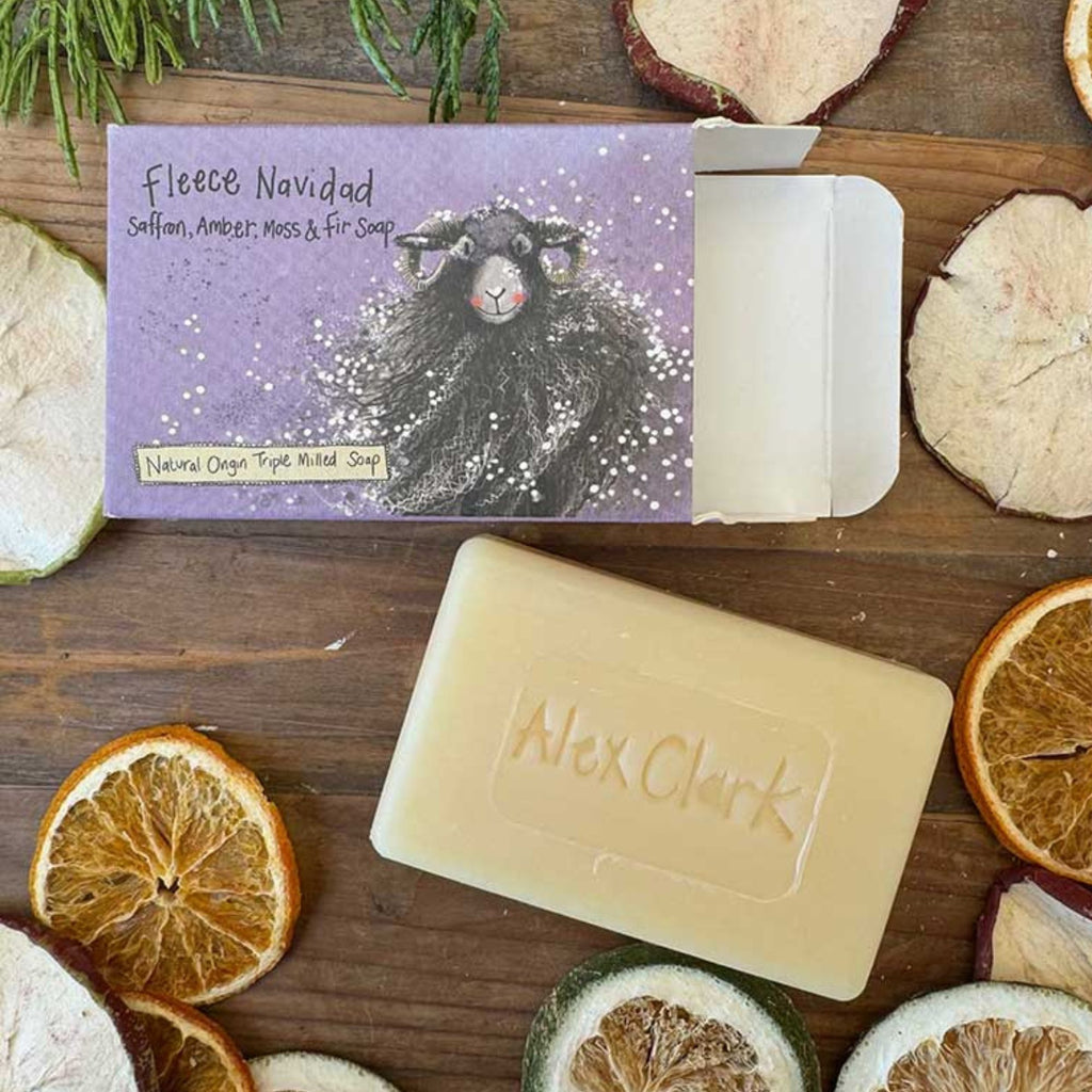 Alex Clark Fleece Navidad Soap - Saffron, Amber, Moss & Fir