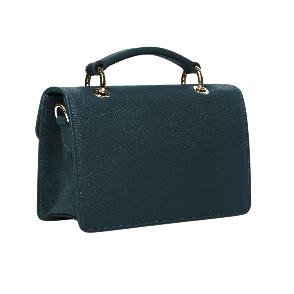 Fairfax & Favor Loxley Mini Cross Body Bag - Teal Suede