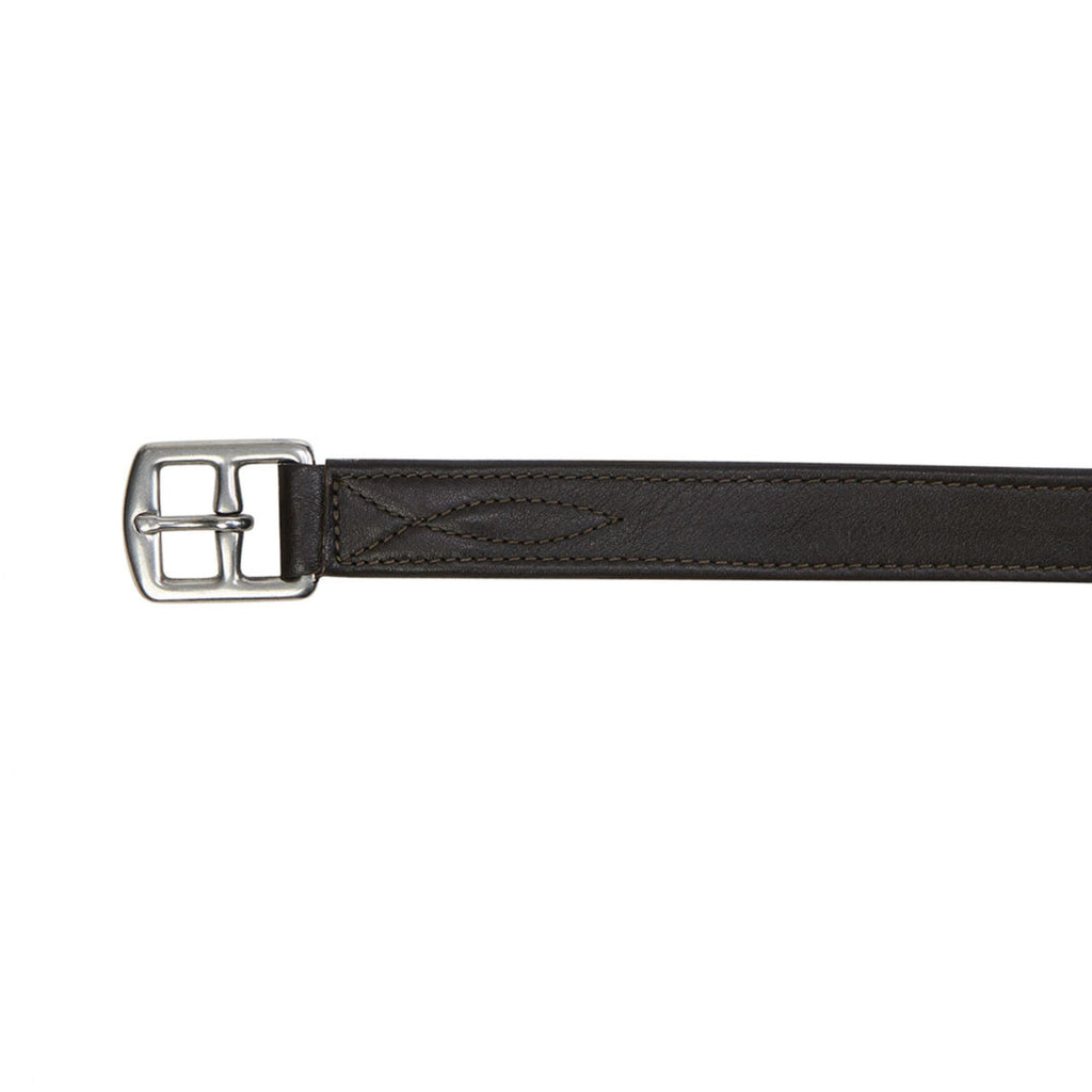 Acavallo Double Stirrup Leathers - Dark Brown