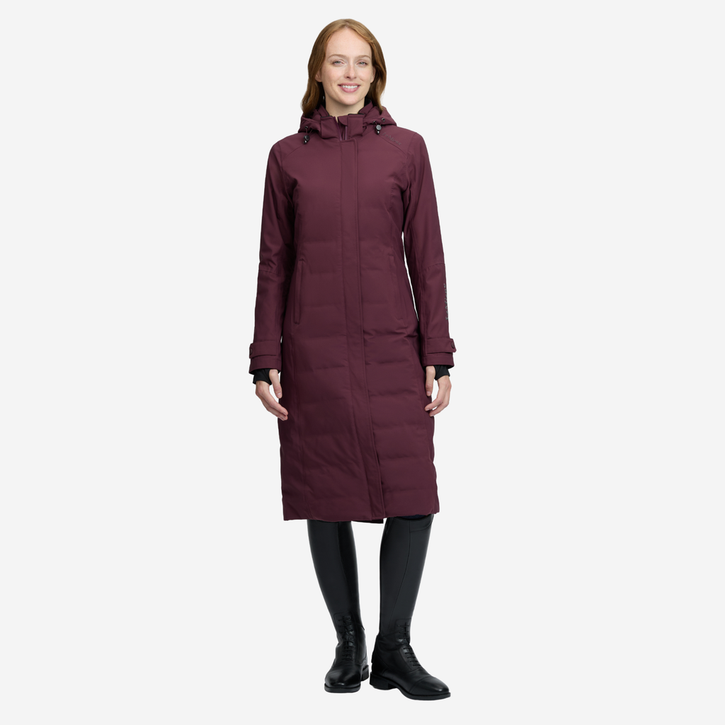 LeMieux Ladies Erin Waterproof Padded Coat - Bramble