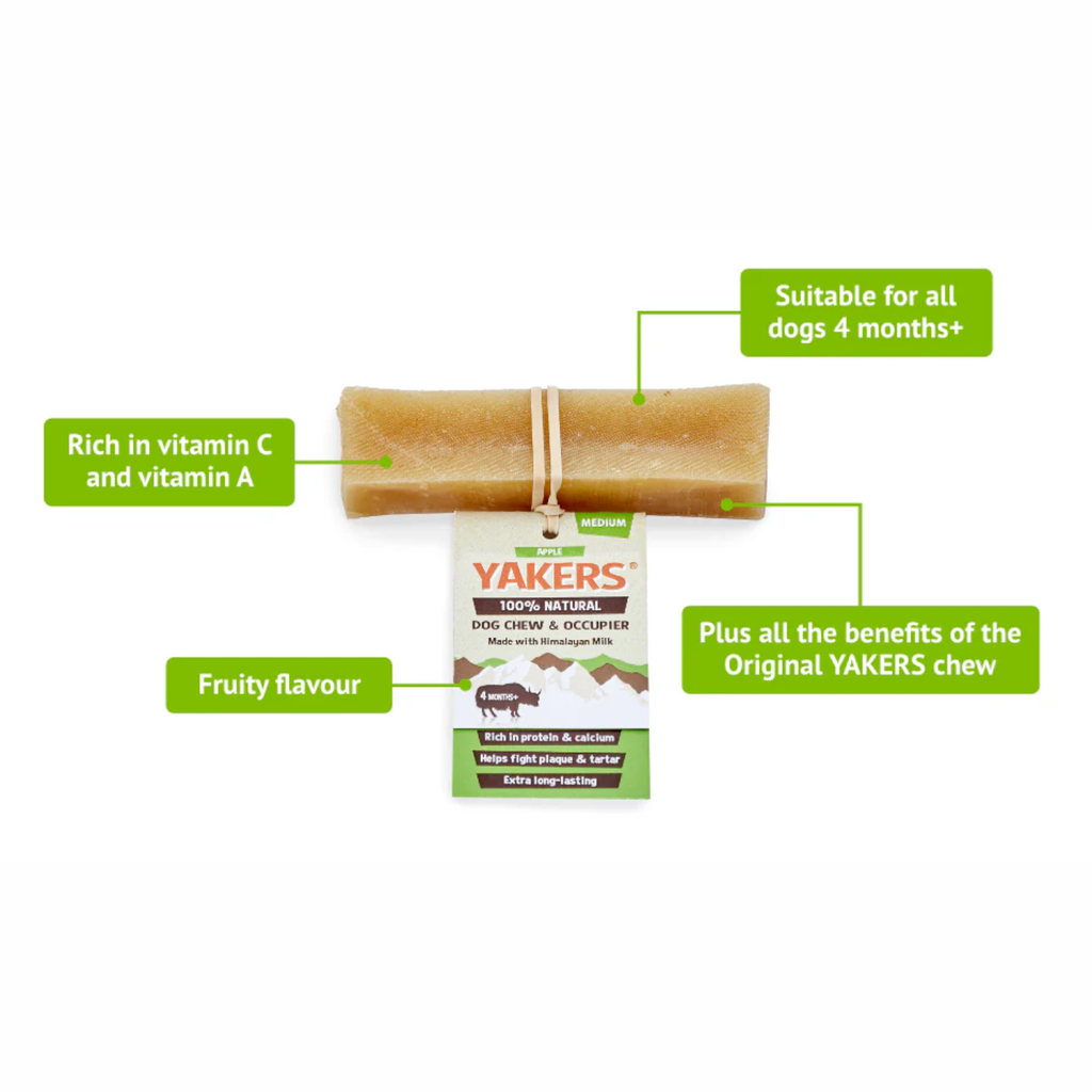 Yakers Dog Chew Apple
