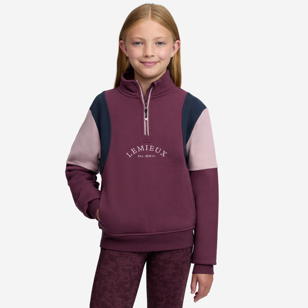 LeMieux Young Rider Viola 1/4 Sweat - Bramble