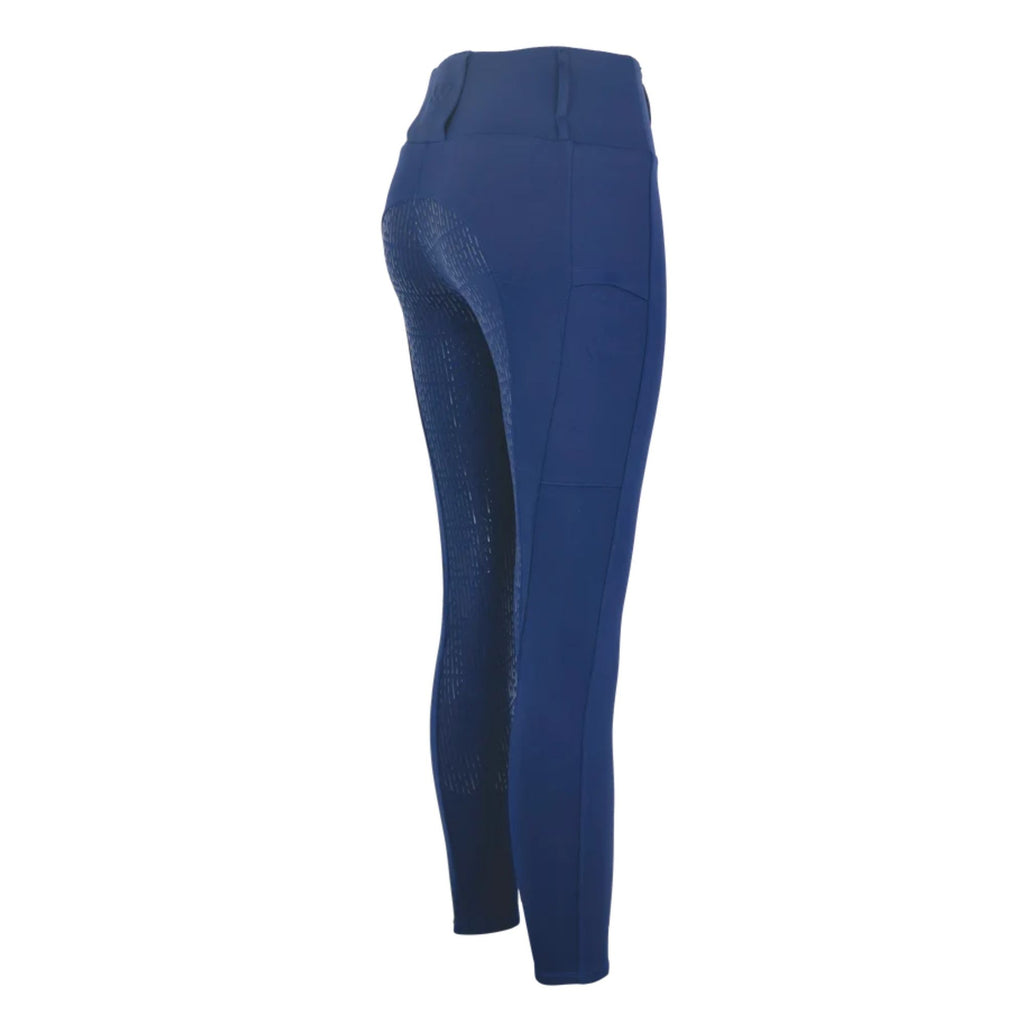 Woof Wear Ladies Full Seat All Season Riding Tights - Navy