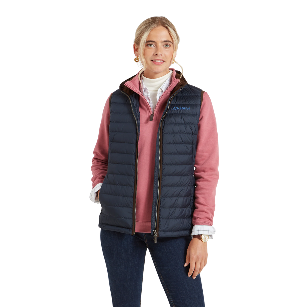 Schoffel Ladies Launde Down Gilet - Petrol Blue