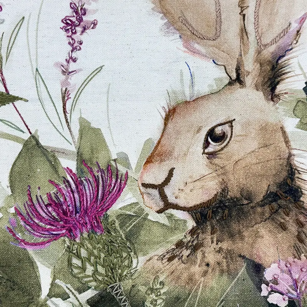 Aquarelle Home Sara Sitting Hare Cushion
