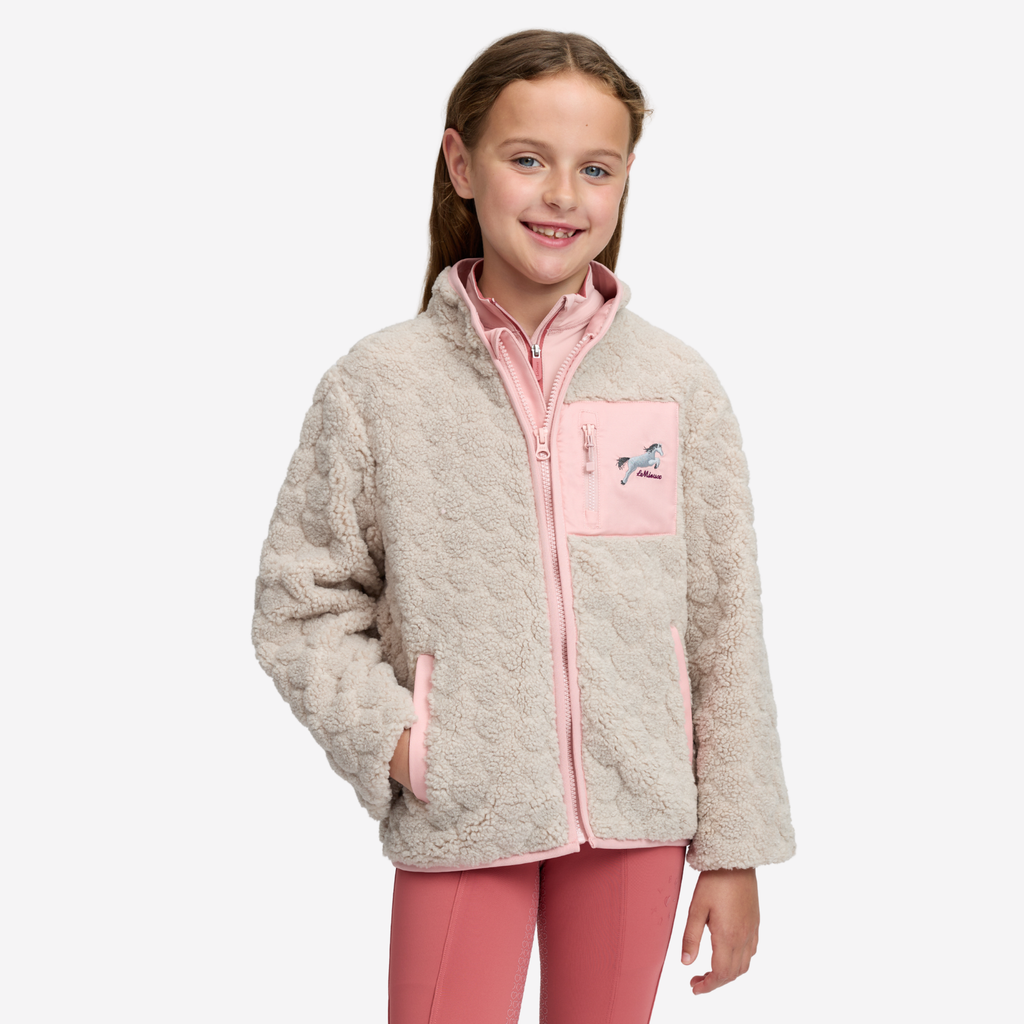 LeMieux Mini Thora Heart Fleece - Stone