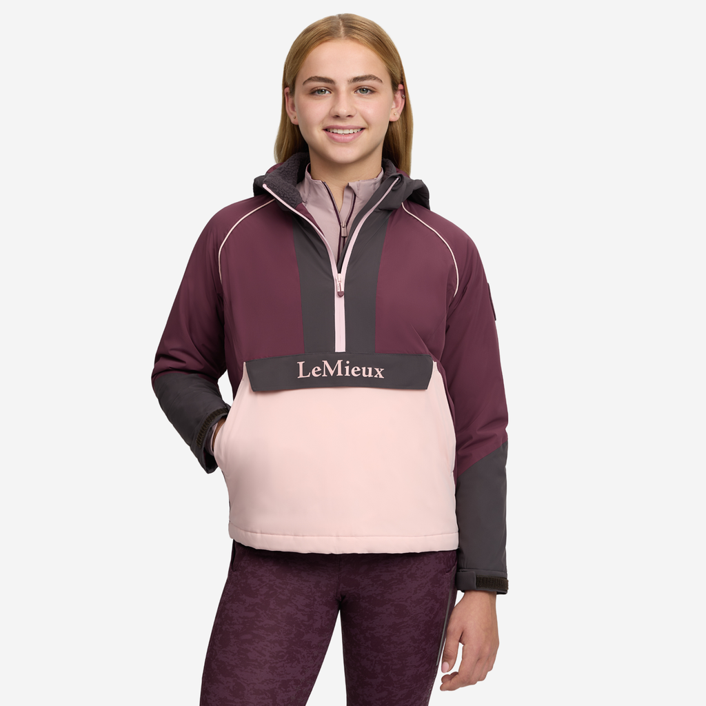 LeMieux Young Rider Bailey Waterproof Anorak - Bramble