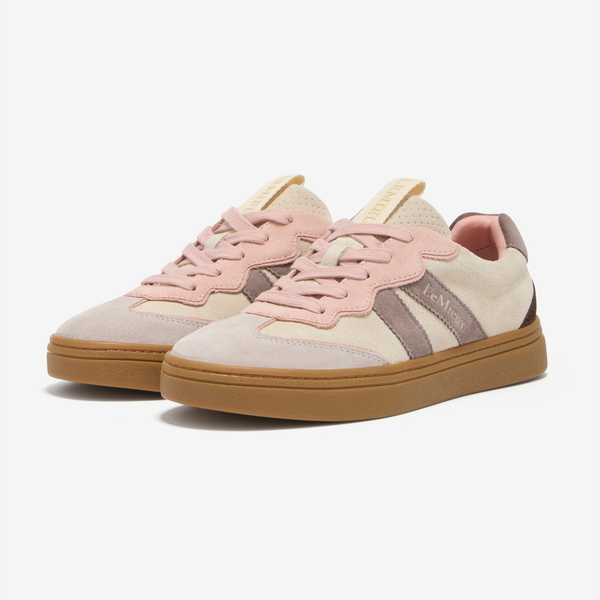 LeMieux Stockbridge Suede Lifestyle Trainers - Stone