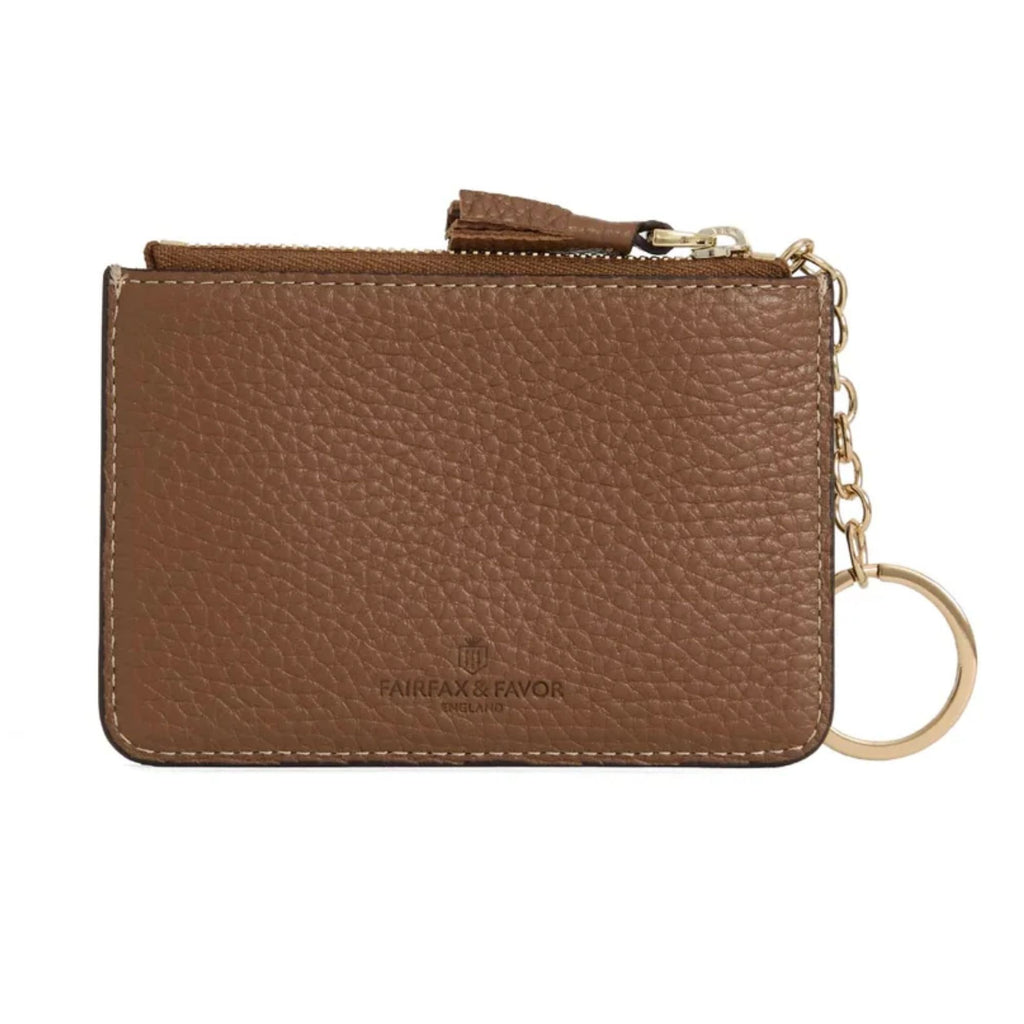 Fairfax & Favor Purse Key Ring - Tan Leather