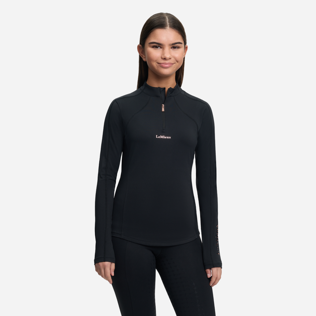 LeMieux Young Rider Sparkle Base Layer - Black