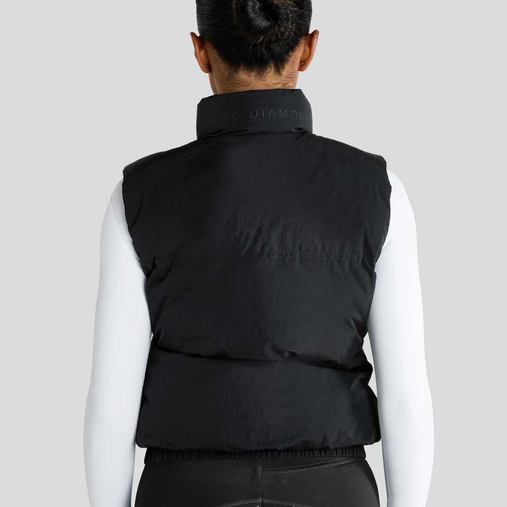 Aztec Diamond Core Mid-layer Gilet - Black