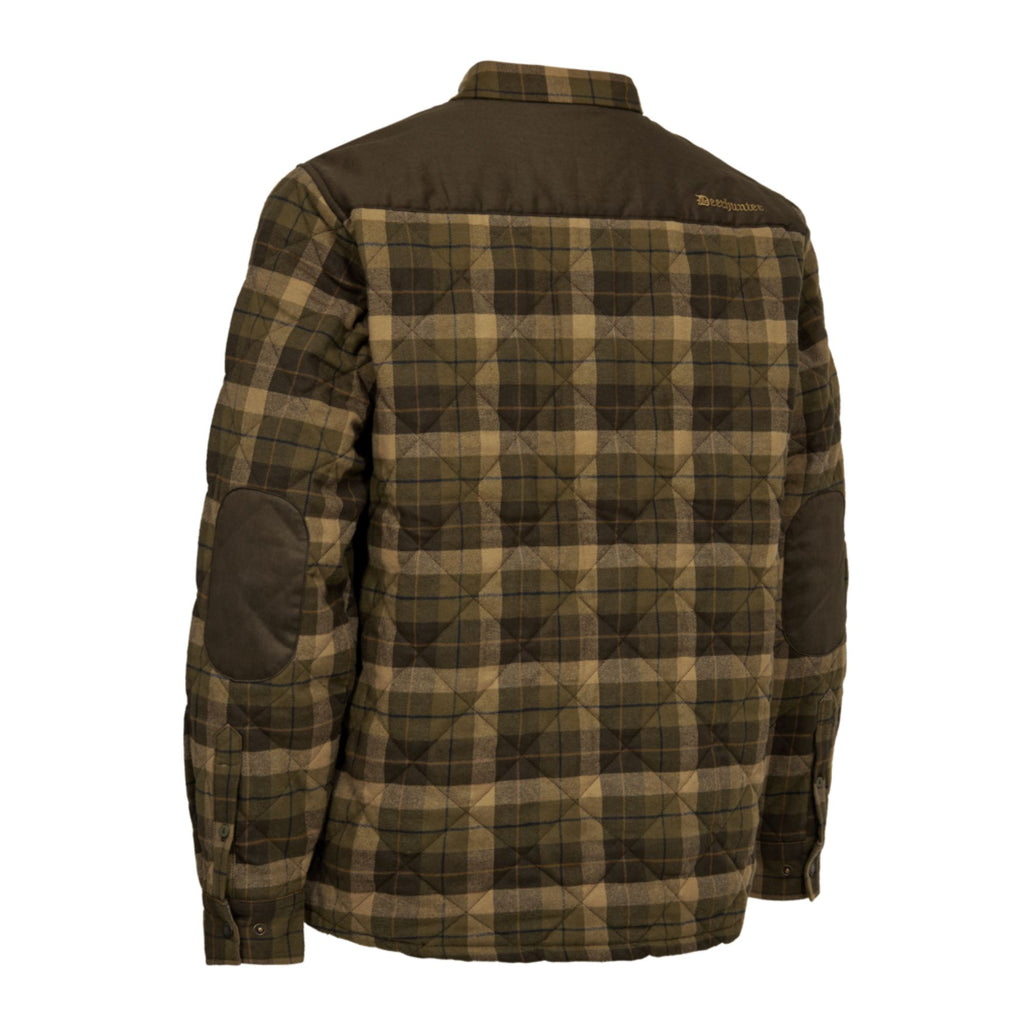 Deerhunter Mens Elbert Padded Shirt Jacket - Brown Check