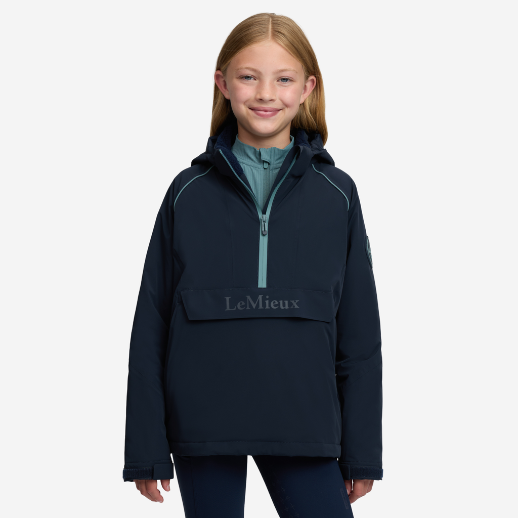 LeMieux Young Rider Bailey Waterproof Anorak - Navy