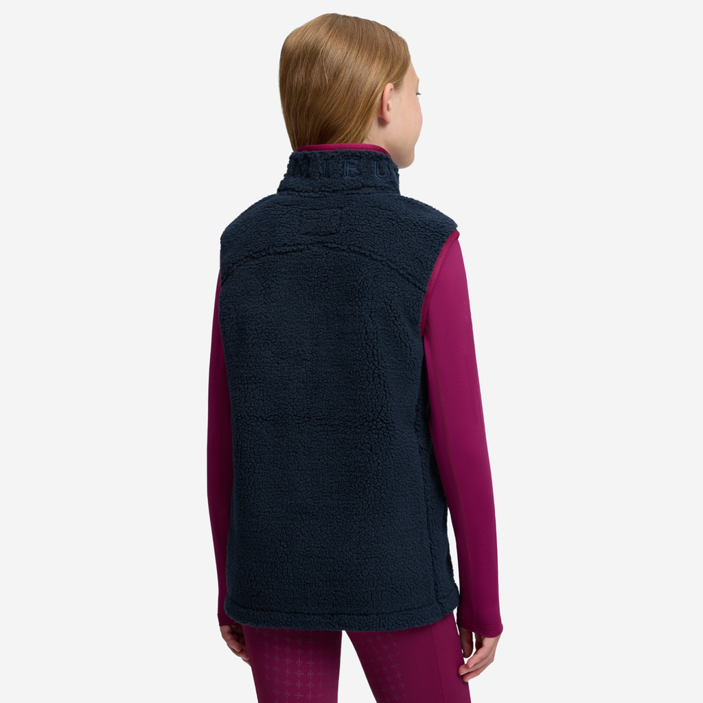 LeMieux Young Rider Trinity Teddy Gilet - Navy