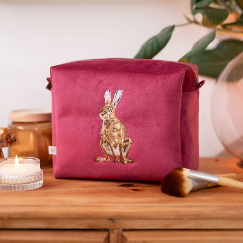 Wrendale Hare Cosmetic Bag - Golden Hour