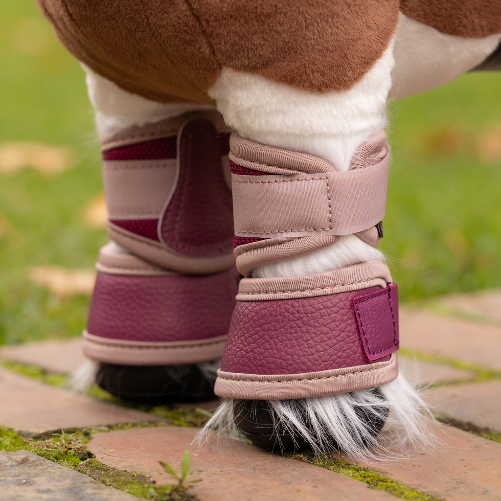LeMieux Toy Pony Over Reach Boots - Blackberry