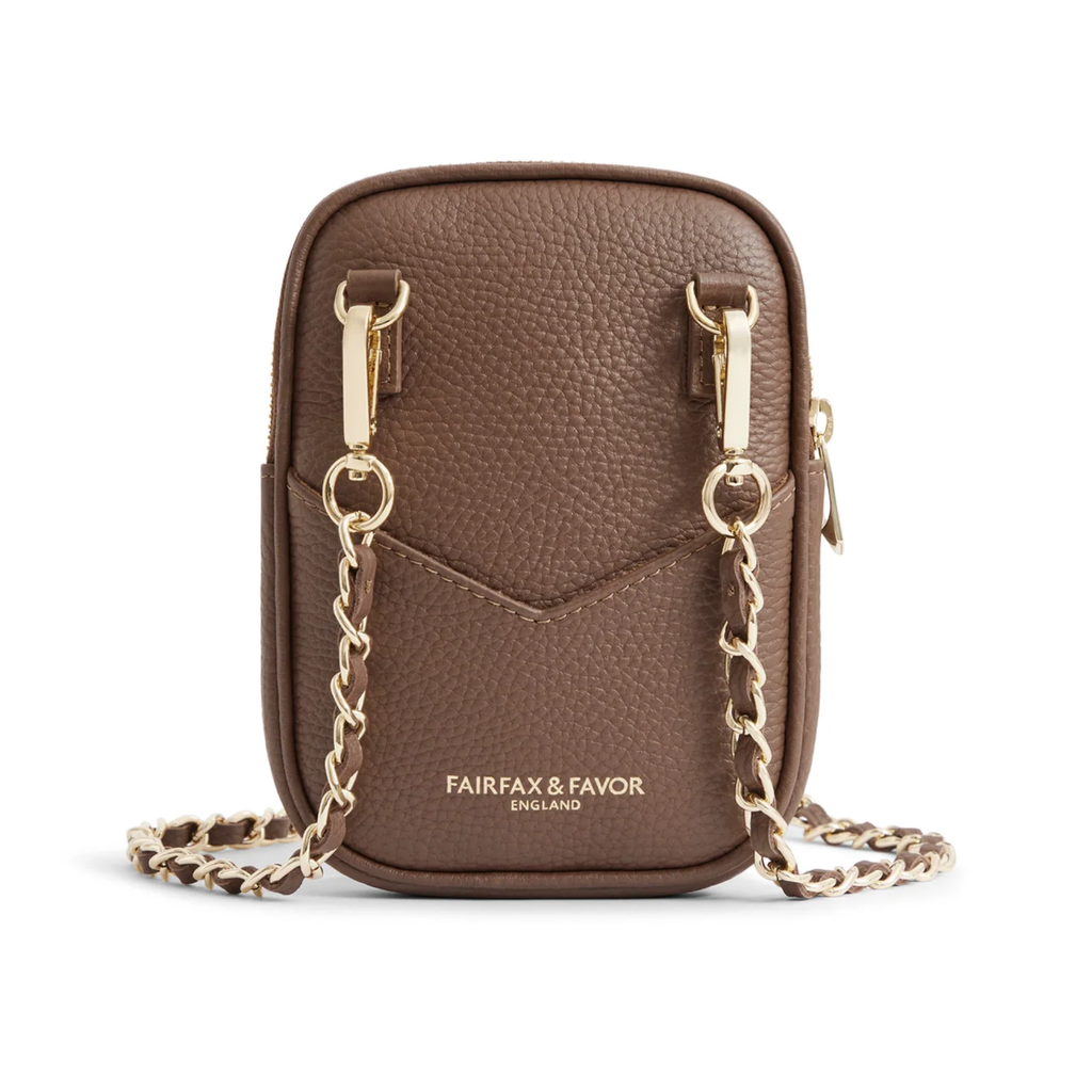 Fairfax and Favour Mini Finsbury Cross Body Bag - Tan Suede