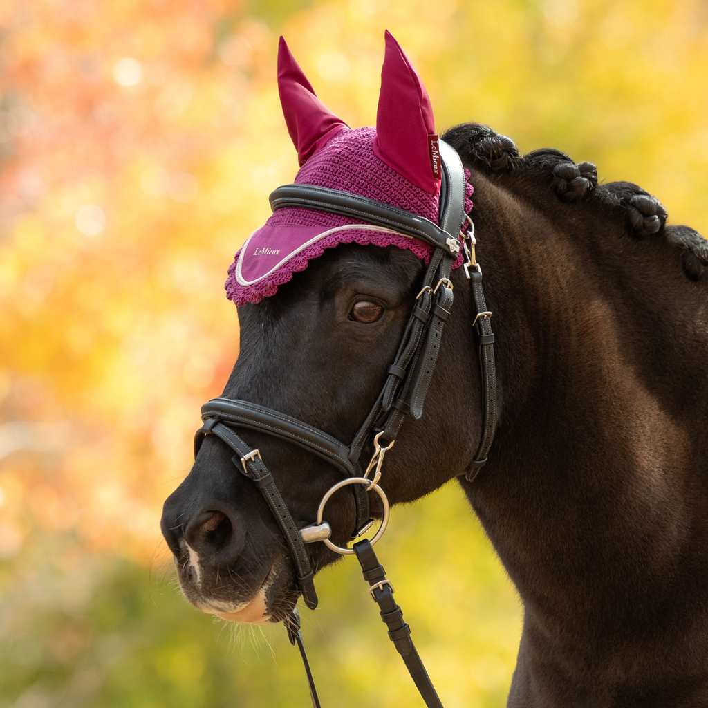 LeMieux Classic Fly Hood - Blackberry