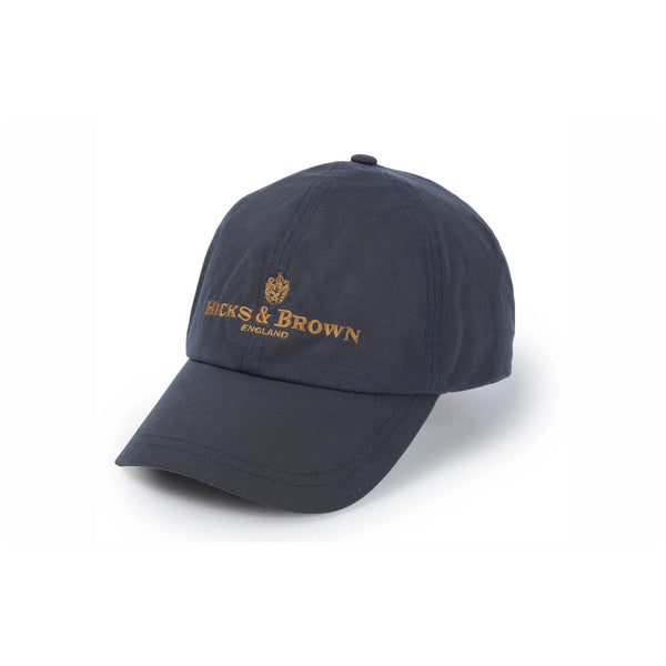 Hicks and Brown Wax Baseball Cap - Navy