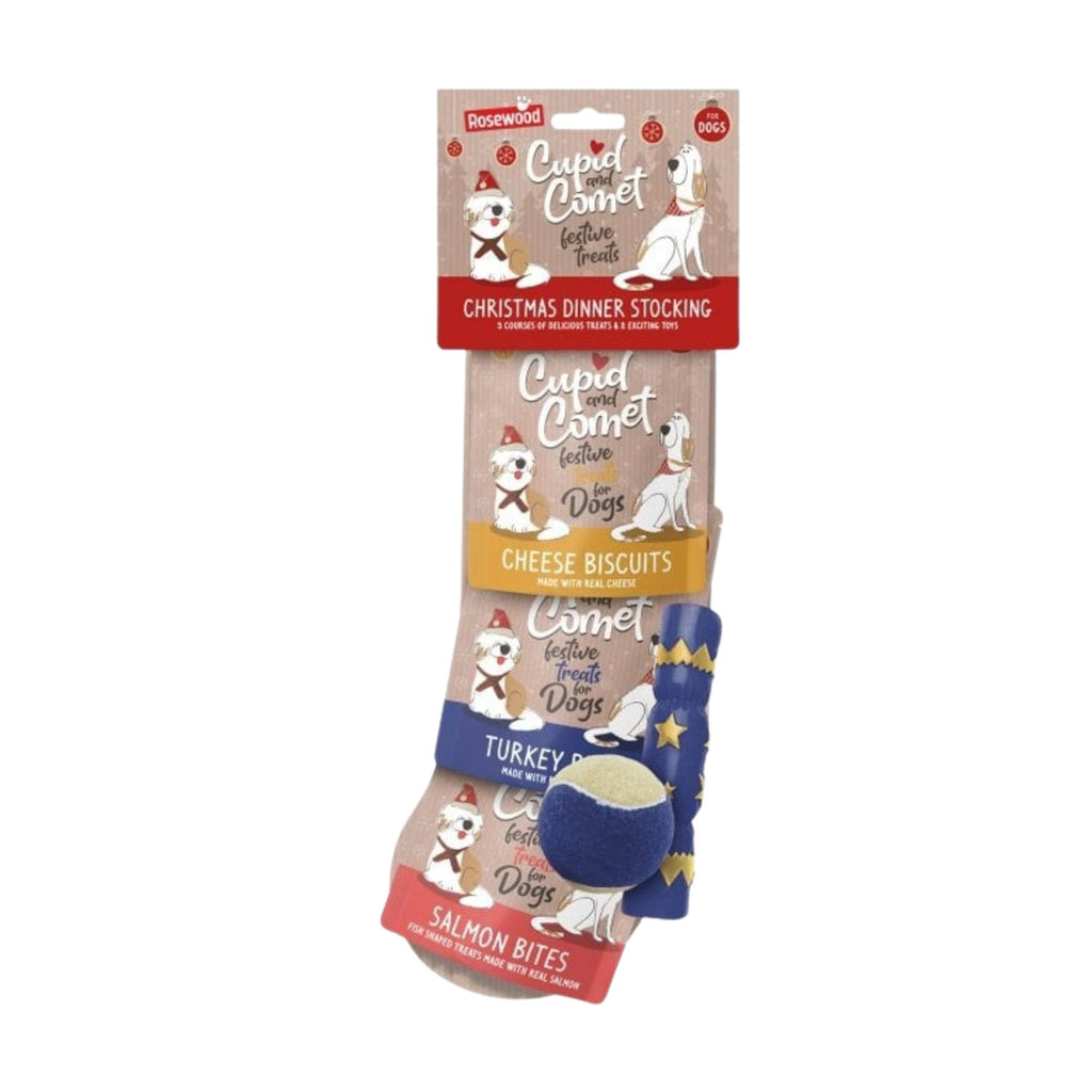Rosewood Christmas Dinner Dog Stocking