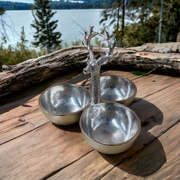 Orchid Designs Stags Head Nibbles Dish