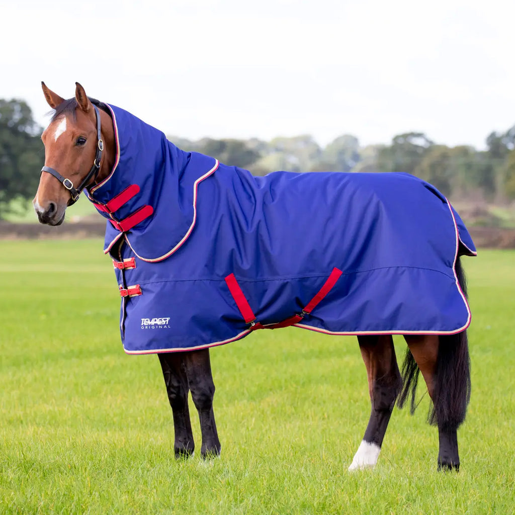 Tempest Original 100 Turnout Rug And Neck Set - Navy