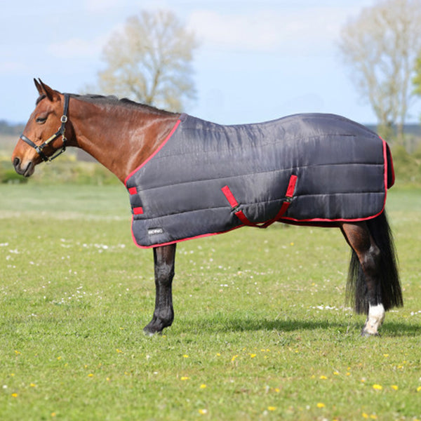 HyCONIC 250g Stable Rug - Charcoal/Red