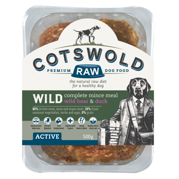 Cotswold Raw 80/20 Wild Boar And Duck Mince