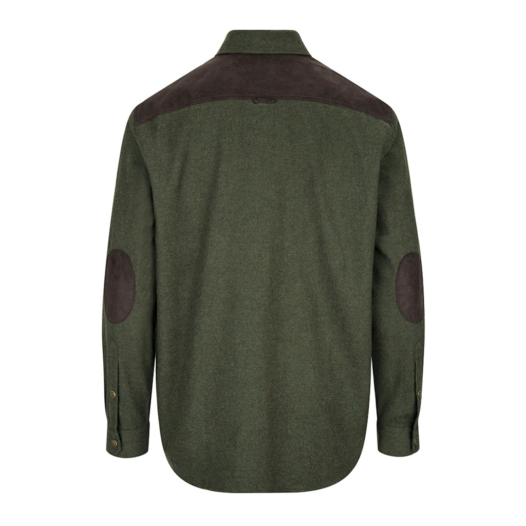 Hoggs of Fife Mens Dunvegan Flannel Shirt - Loden