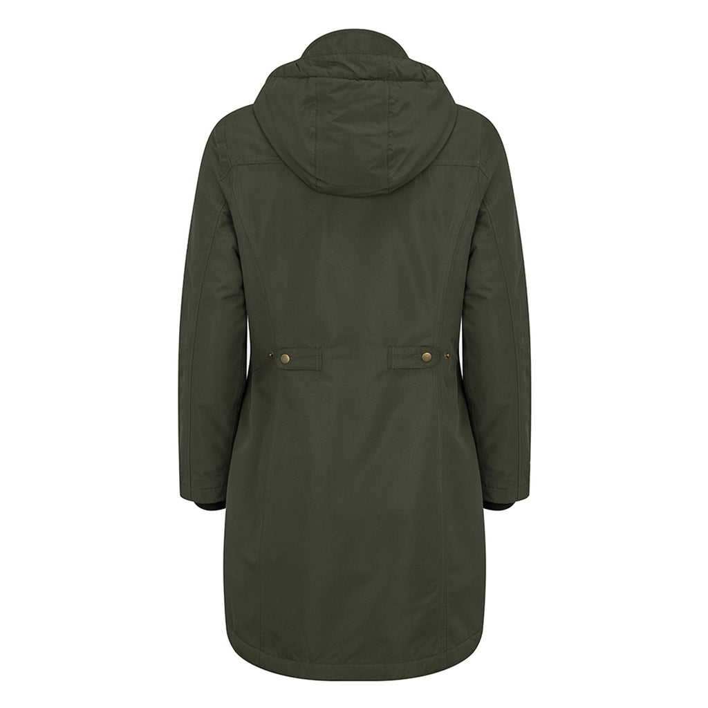 Hoggs of Fife Ladies Walker Long Coat - Fern Green