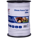 Fenceman Tape 20mm White 200m